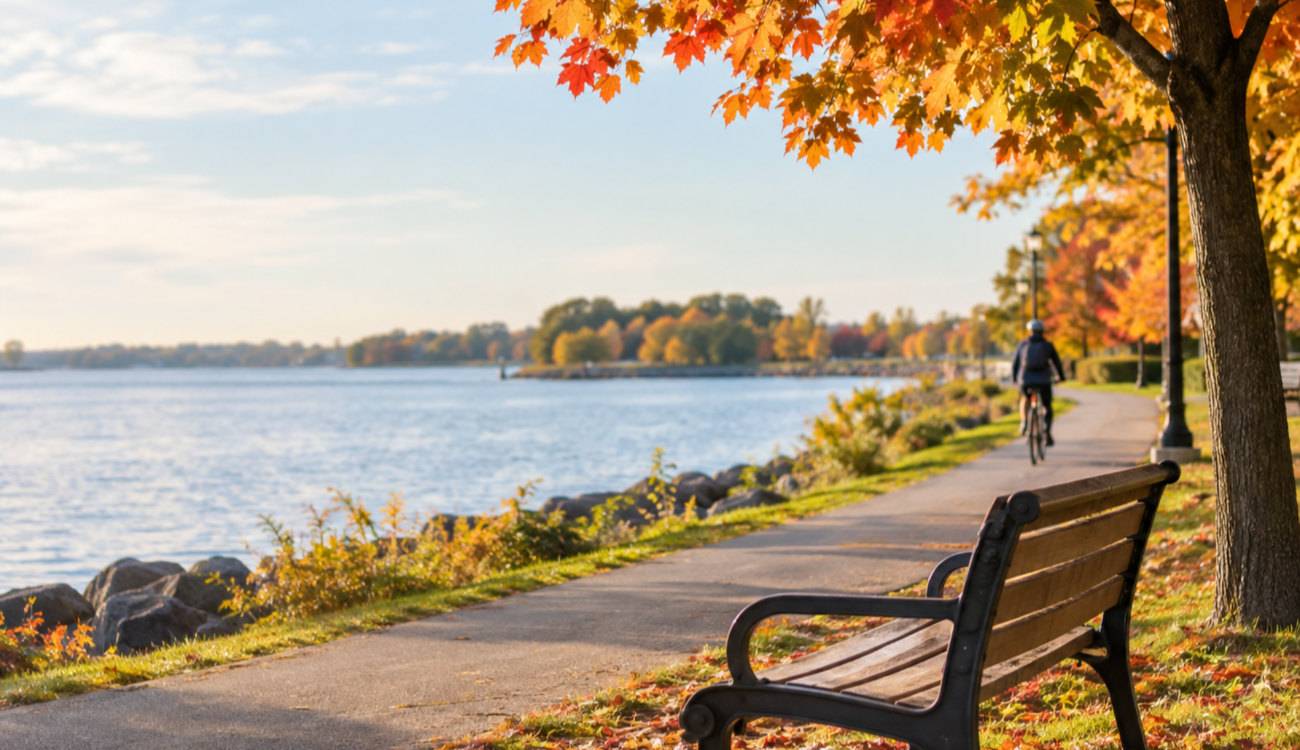 Automne à Valleyfield, activités automnales, sorties à Valleyfield, que faire à Valleyfield, plein air à Valleyfield, promenade à Valleyfield, activités en famille, couleurs d’automne, canal de Beauharnois, vie à Valleyfield